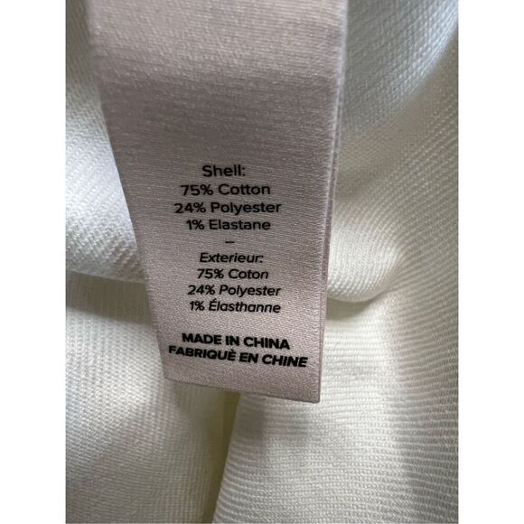 Cinq à Sept Women's White Zelda Sleeveless Asymmetric Midi Dress Size 14 NWOT - Picture 11 of 13
